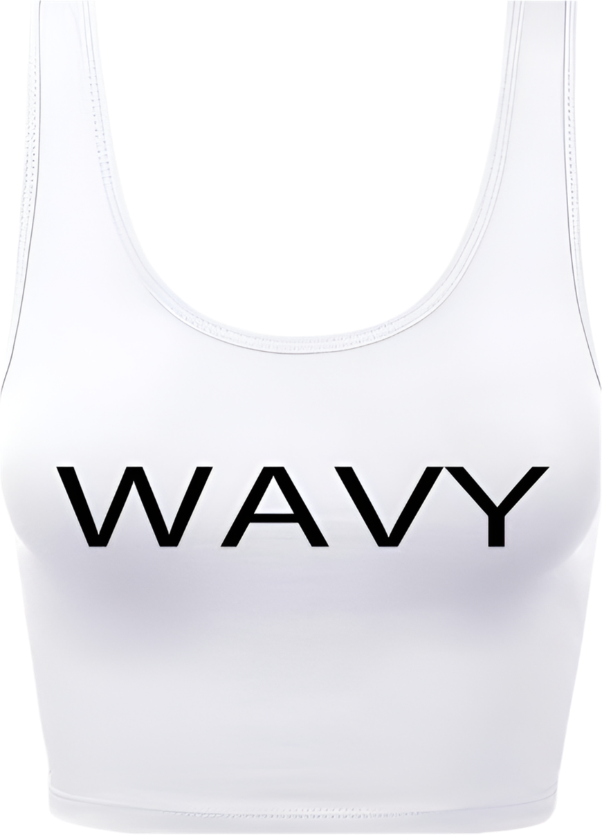 Womens wavy tank top